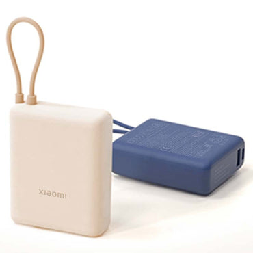 Power bank xiaomi 10000mah 33w com cabo integrado azul bhr9341gl