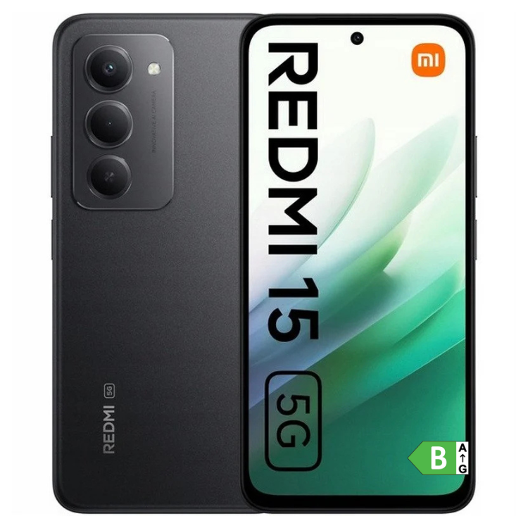 Xiaomi Redmi 15 5G 4GB/128GB Dual Sim Preto