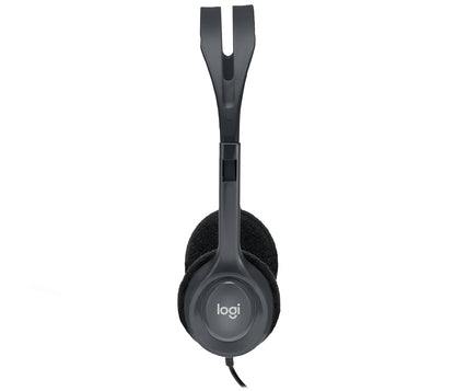 Auscultadores Logitech Auricular+Mic H111 Preto - imagem 8