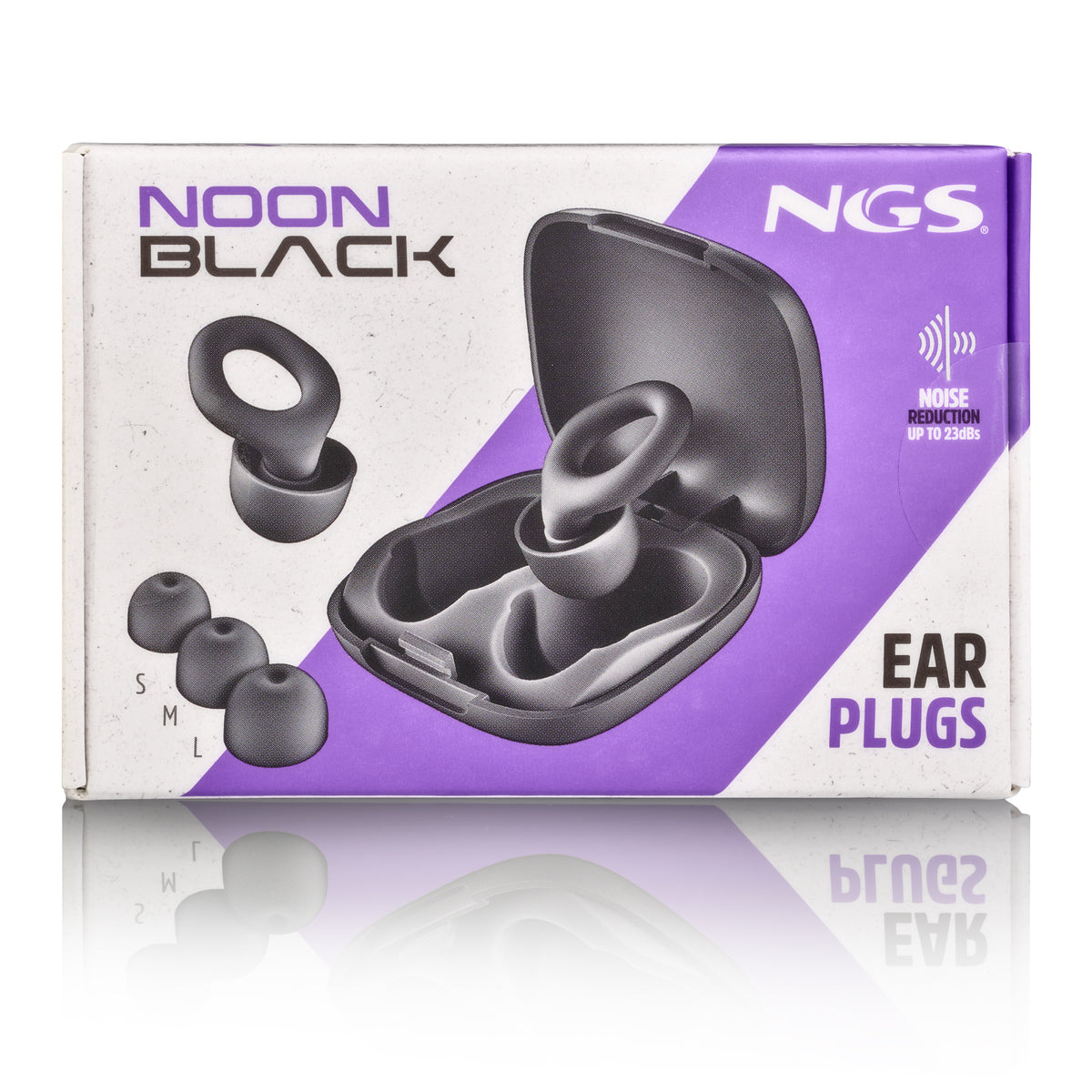 Auscultadores NGS NOONBLACK TAPONES SILICONA FUNDA Preto - imagem 15
