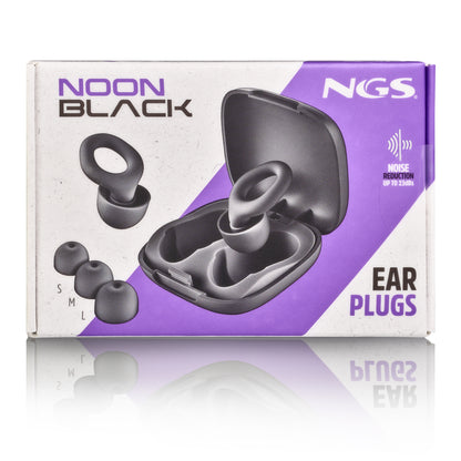 Auscultadores NGS NOONBLACK TAPONES SILICONA FUNDA Preto - imagem 15