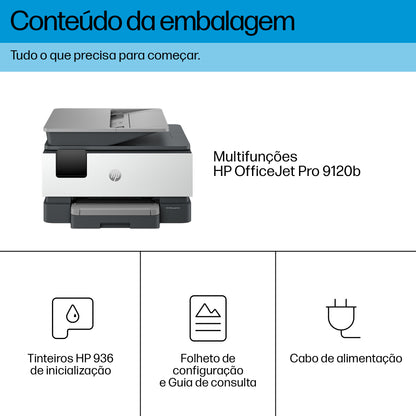 Impressora multifunções HP Multifunções Officejet Pro 9120b WiFi/ Fax/ Dúp - imagem 9