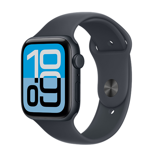Watch Apple Watch SE 3 (2025) LTE 44mm Midnight Aluminium Case with Sport Band M/L - Midnight