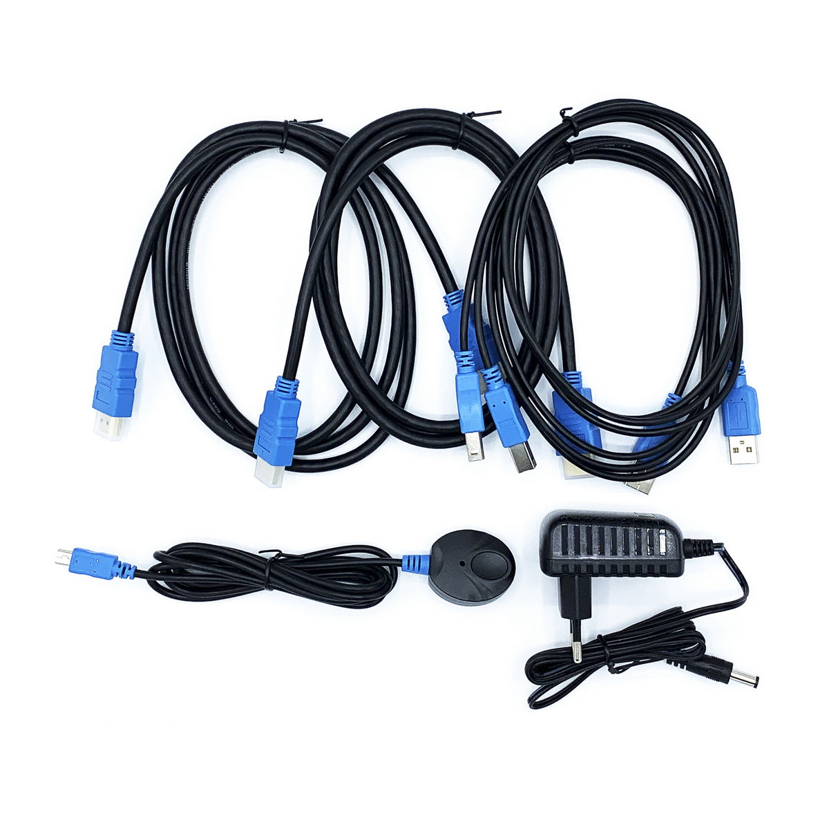 Aisens A111-0400/ 2PC HDMI Switch KVM com um único teclado e rato
