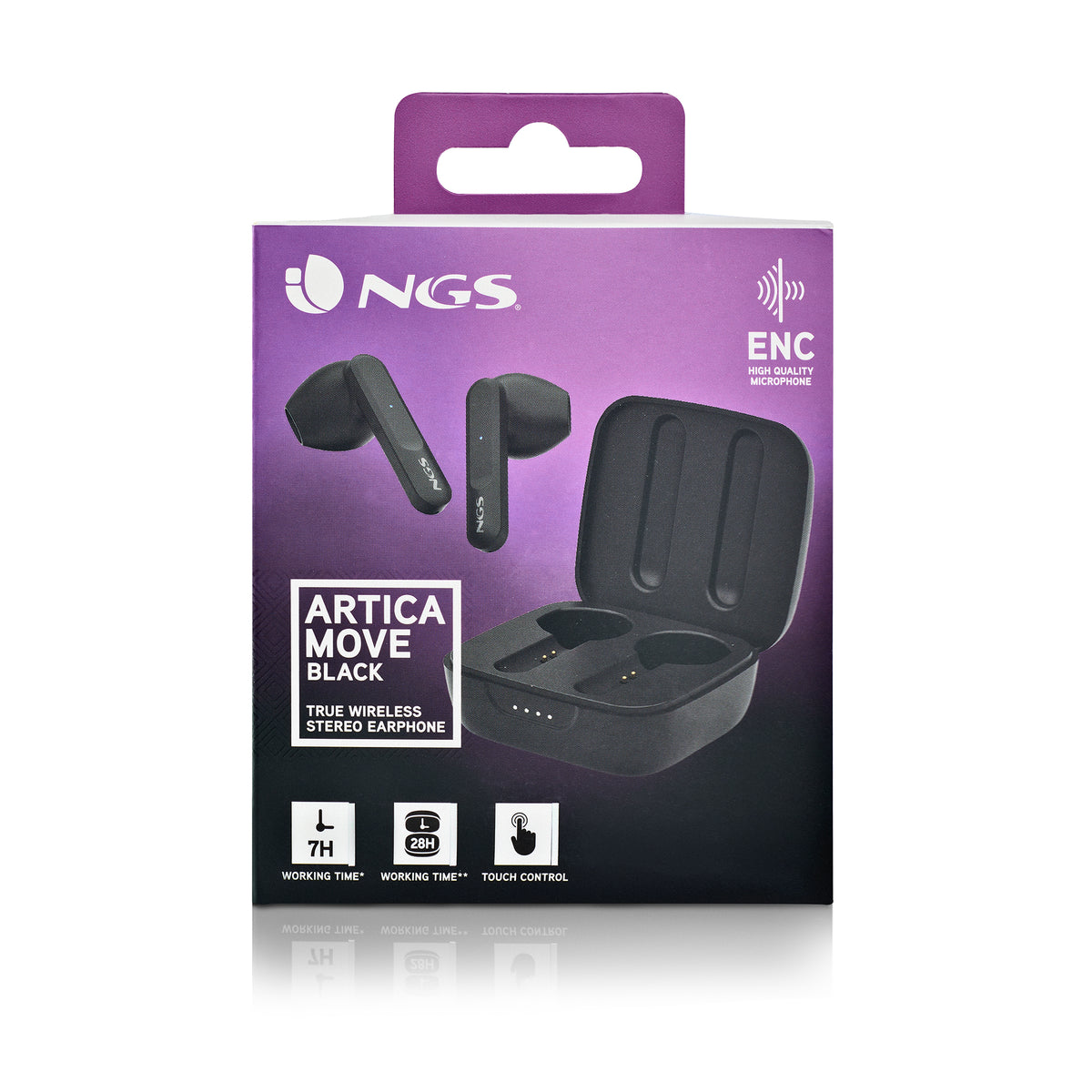 Auscultadores NGS auscultadores Artica Move BT e TW Stereo preto - imagem 13