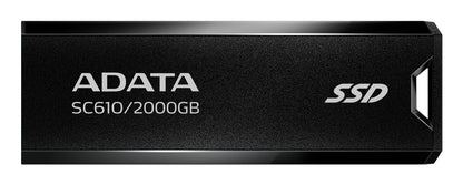 Disco SSD ADATA SC610 Externo 2TB USB 3.2 Gen2 Preto
