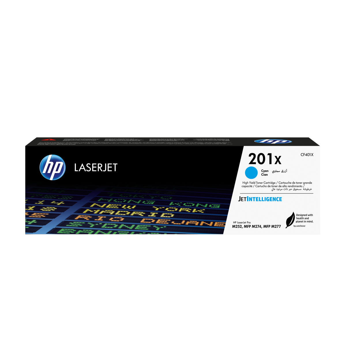 HP Toner 201X / CF401X Cyan XL