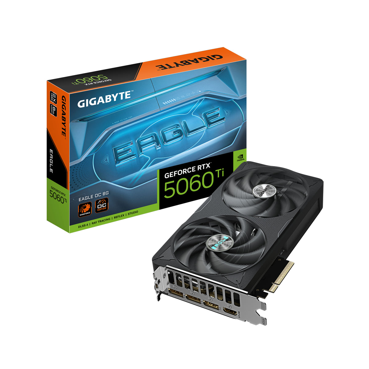 Placa gráfica Gigabyte VGA NVIDIA RTX 5060 Ti EAGLE OC 8G DDR7 - imagem 4