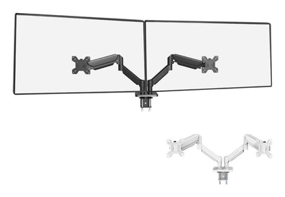Suporte de Mesa para 2 Monitores Mars Gaming MARM-PRO2/ Girar/ Inclinar/ Rodar/ Amarrar 10kg