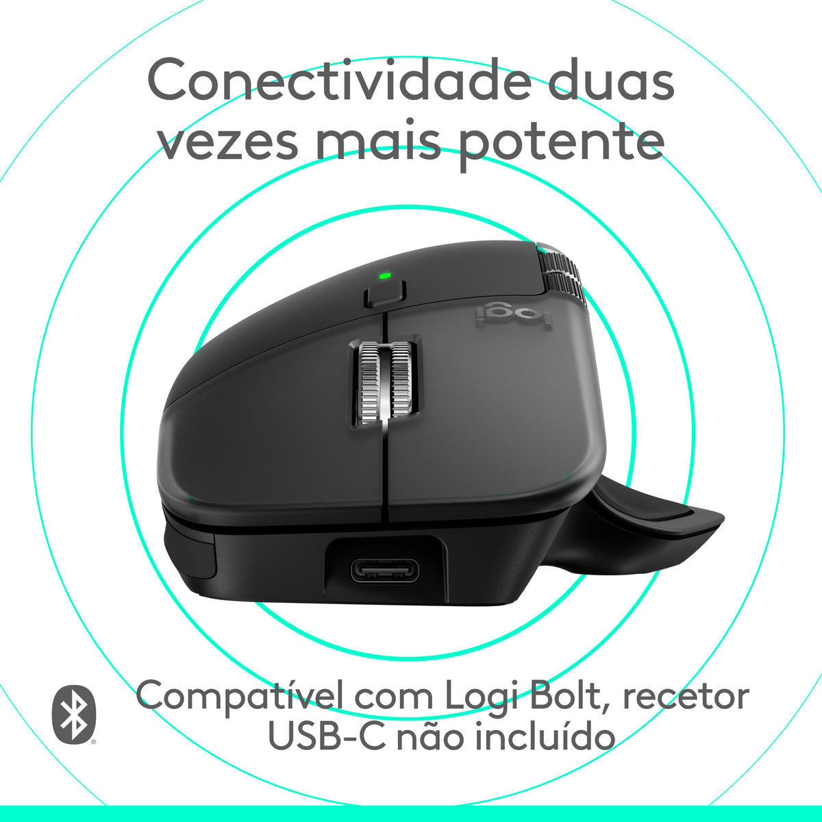 Rato Logitech MX Master 4 for Mac / 910-007577 prateado - imagem 19