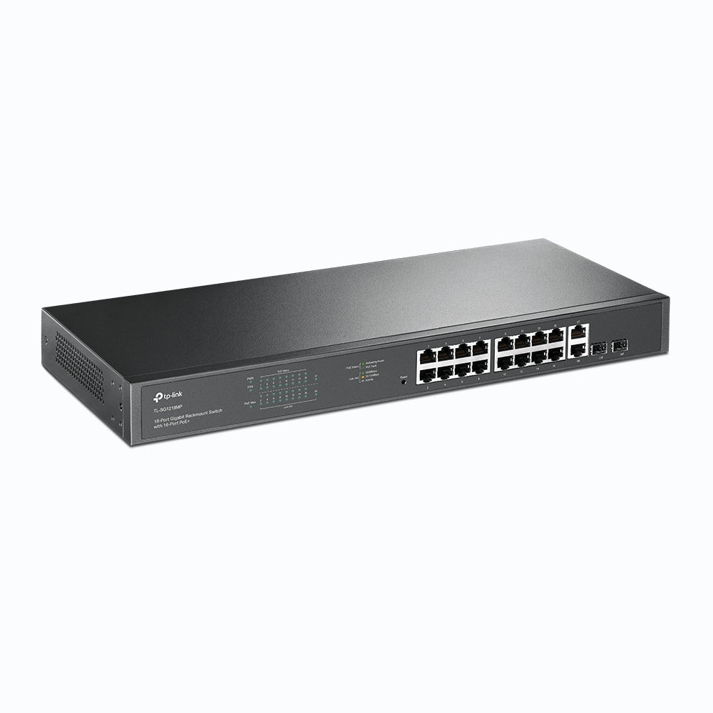 TP-Link TL-SG1218MP Switch PoE+/SFP de 20 portas/ RJ-45 10/100/1000