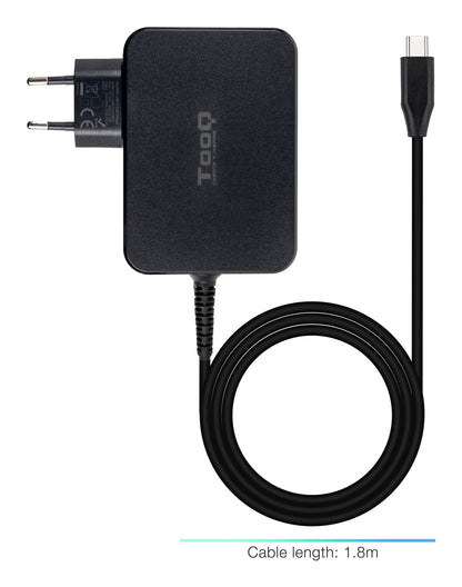 Carregador para Portátil Tooq GAN USB-C PD 100W Preto - imagem 6