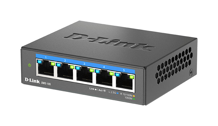 Switch de Rede D-Link DMS-105 5x2.5MGb Unmanaged - imagem 8