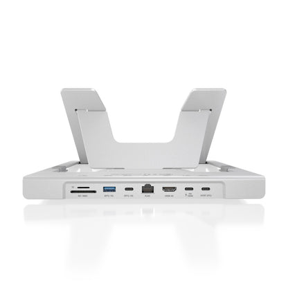Suporte de secretária - Aisens USB Tipo C Docking ASUC-7P045-GR/ 1xUSB/ 1xUSB Tipo-C/ 1xHDMI/ 1xRJ45/ 1xLector de Cartão / 1xUSB Tipo-C PD
