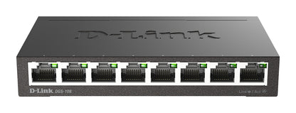 Switch de Rede D-Link DGS-108 8xGB Metal