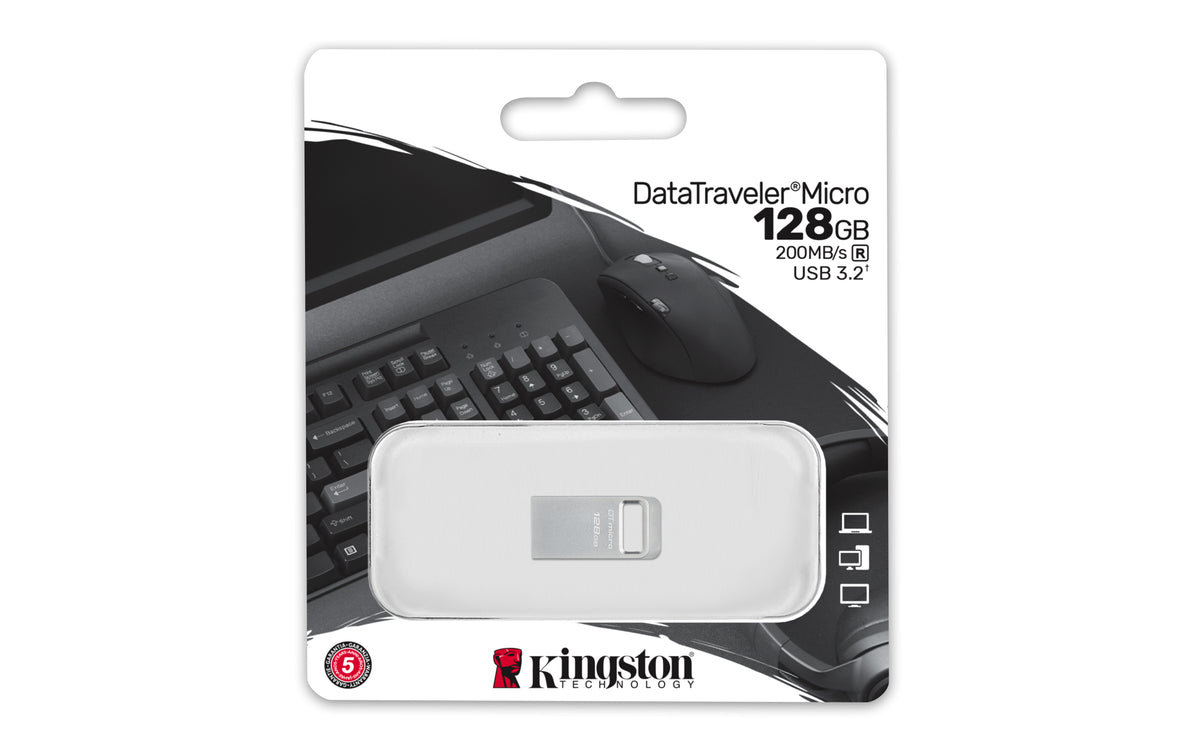 Pen USB Kingston DataTraveler DTMC3G2 128GB Metal USB3.2 - imagem 8