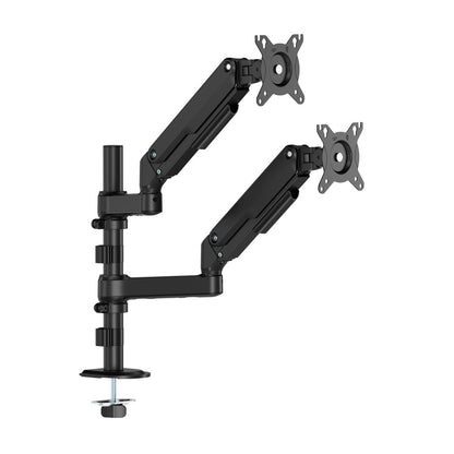 Suporte de mesa com contrapeso para 2 monitores Aisens DT32TSR-453/ giratório/ inclinável/ 9kg