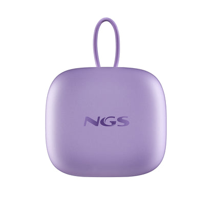 Auscultadores NGS NOONBLACK TAPONES SILICONA FUNDA PÚRPURA - imagem 3