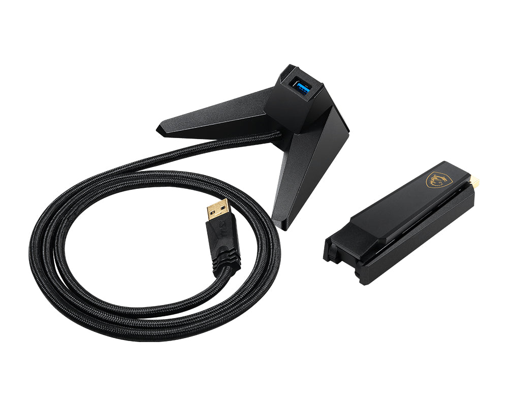 Adaptador de Rede MSI GUAXE54 AXE5400 WiFi6E USB Adaptador - imagem 13