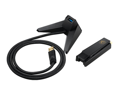 Adaptador de Rede MSI GUAXE54 AXE5400 WiFi6E USB Adaptador - imagem 13