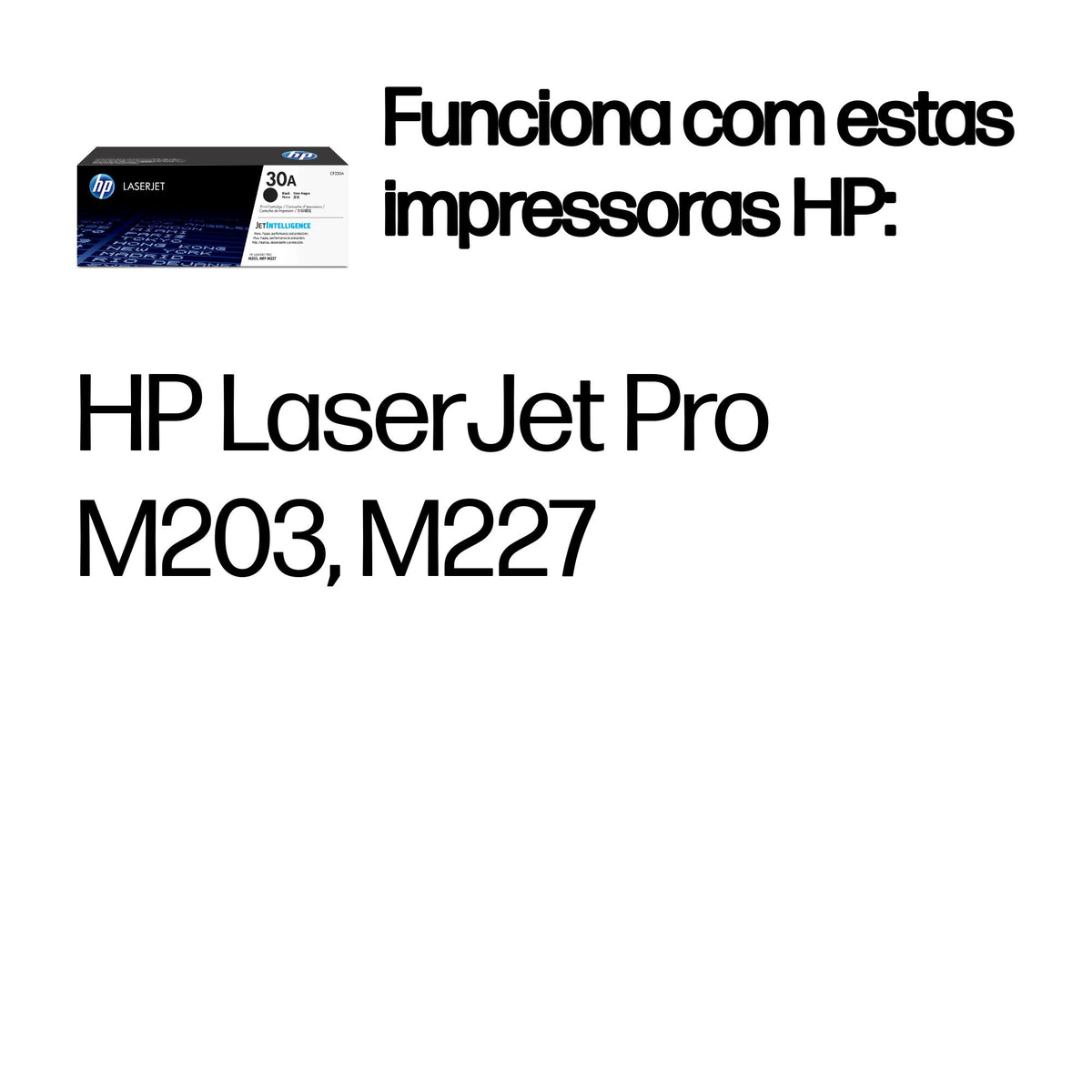 HP Toner 30A / CF230A preto Standard - imagem 3