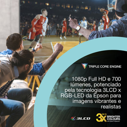 Projetor Epson EF-61G WXGA 700L LCD 1080p verde - imagem 15