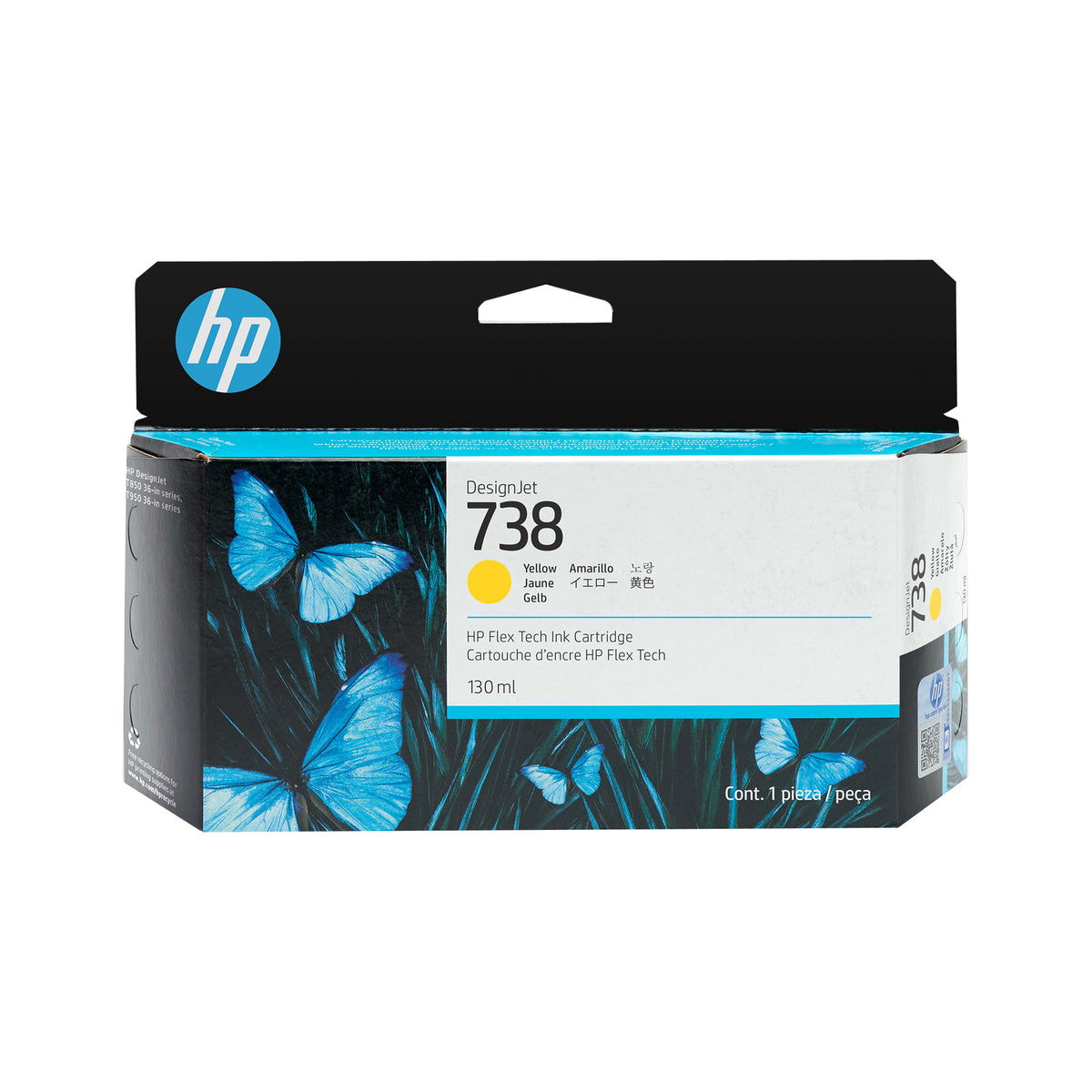 HP Ink 738 / 498N7A amarelo Standard