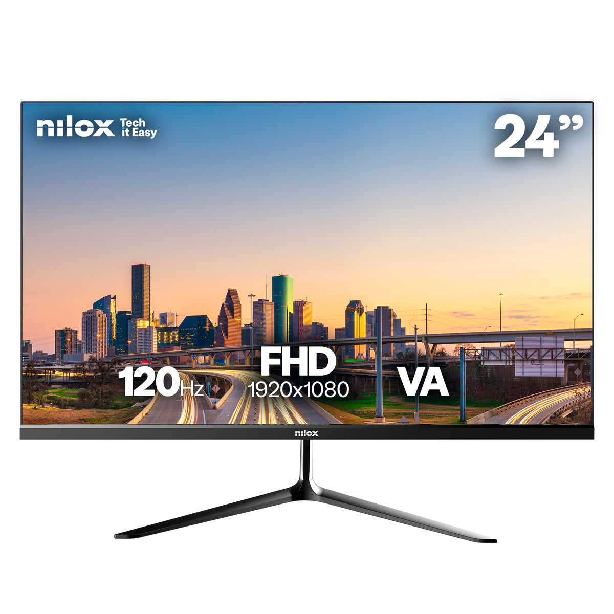 Monitor Nilox NXM24FHD1203 24" 120Hz HDMI VGA PeaV