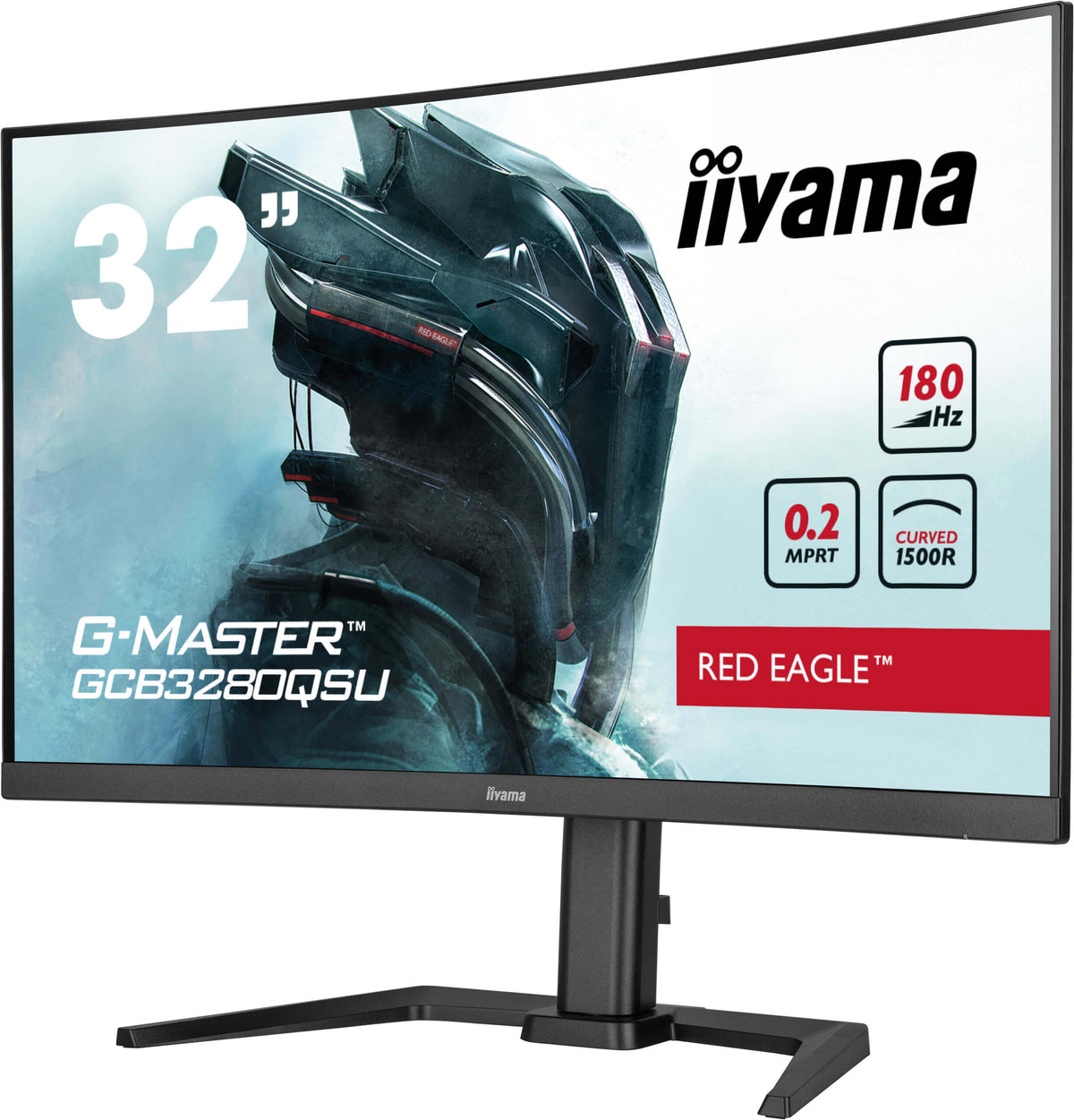 Monitor iiyama G-Master GCB3280QSU-B2 / GCB3280QSU-B2 preto - imagem 3