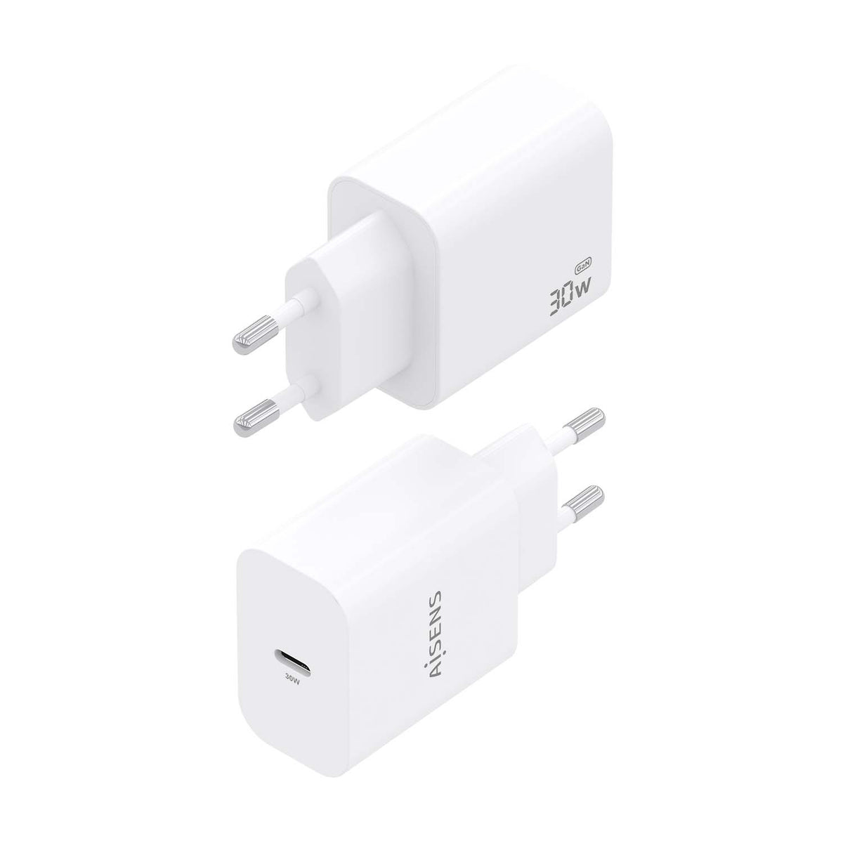 Carregador Aisens GaN 30W 1xUSB-C PD3.0 Branco - imagem 4