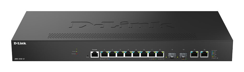 Bastidor D-Link DMS-1250-12/E Switch 8x2.5mG 2x5mG 2xSFP+