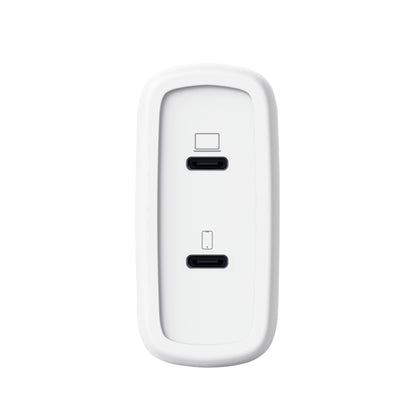 carregador de Pared GaN Trust Maxo 65W 25526/ 2xUSB Tipo-C/ Inclui cabo USB Tipo-C/ 65W