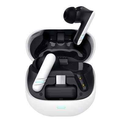 Auscultadores Bluetooth Trust GXT 409 Oxxie 25478 com caixa de carregamento/ autonomia 7h/ branco e preto