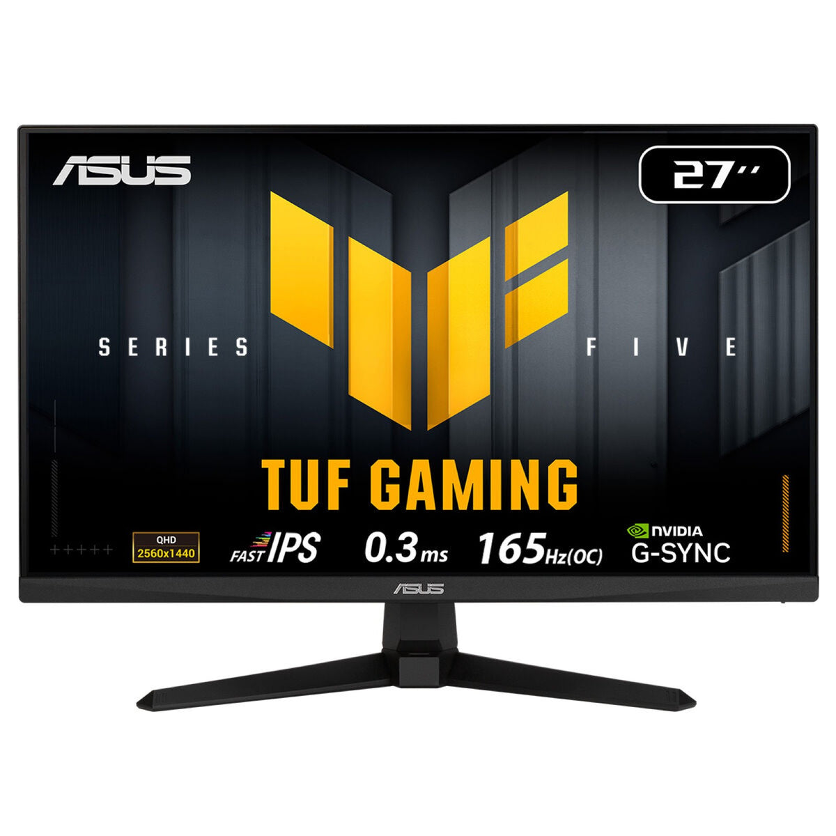 Monitor Gaming Asus TUF Gaming VG27AQE5A 27"/ QHD/ 0.3ms/ 165Hz/ IPS/ Multimedia/ preto