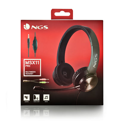Auscultadores NGS AURICULAR com MICROFONO AJUST JACK MSX11PRO - imagem 8