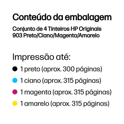 HP Ink 903 / 6ZC73AE BK,C,M,e Multipack - imagem 3