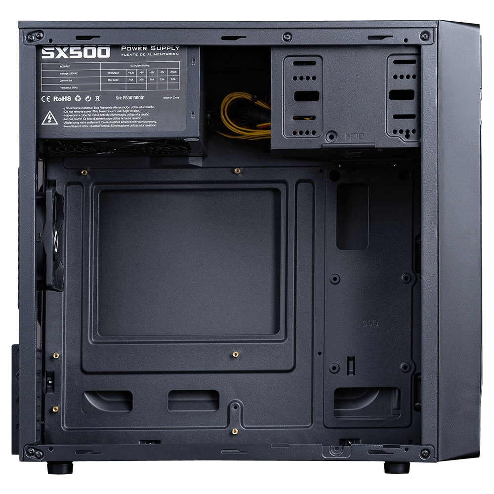 Caixa de Computador Hiditec caja MicroAtx Q2 PRO 2 USB 3,0+C.READER - imagem 8