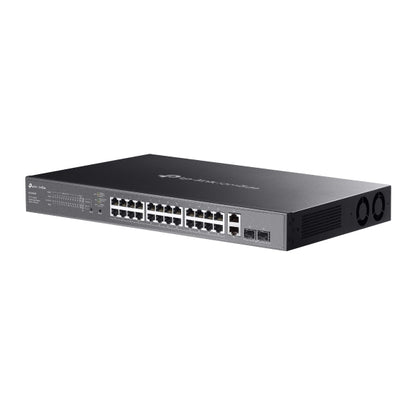 Bastidor TP-Link ES228GMP Switch 24xPoE+ 2xGb 2xSFP 384W - imagem 7