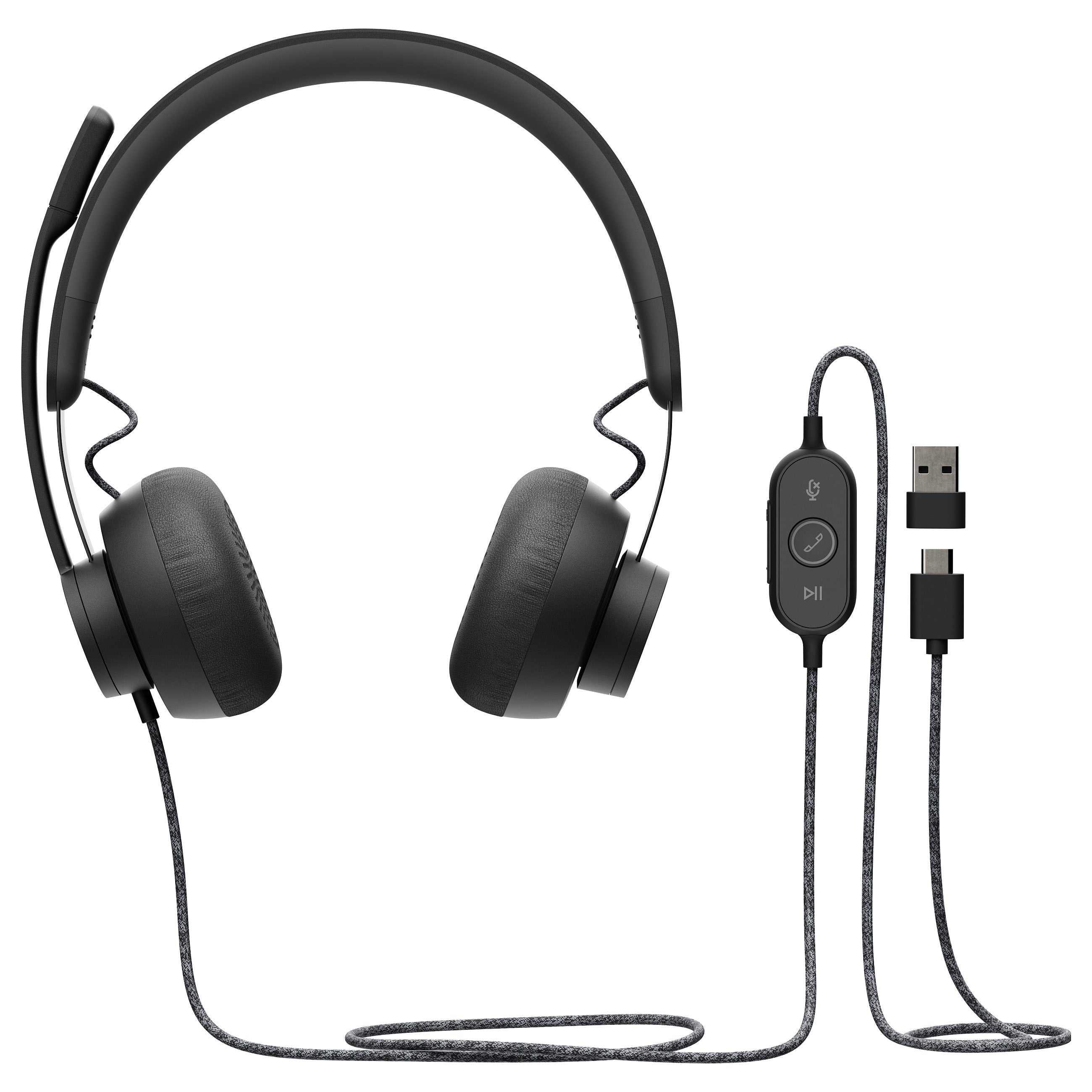 Logitech Headset USB Zone Wired UC für Unified Communication - Logitech