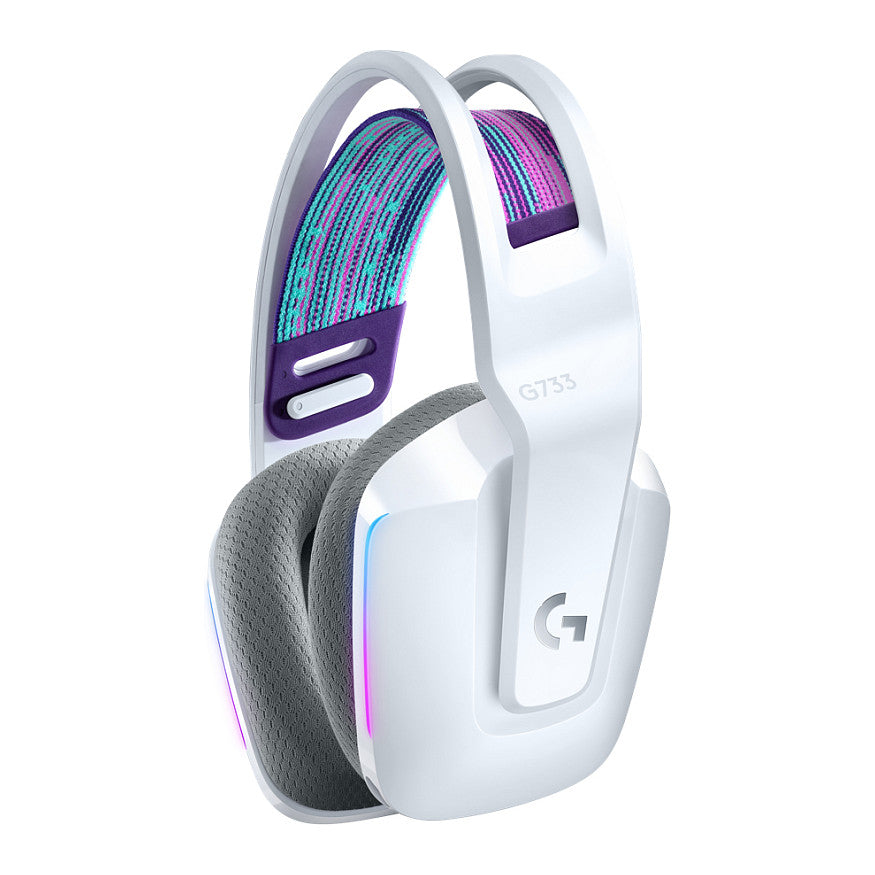 Logitech Headset G G733 Lightspeed Wireless RGB Gaming white - Logitech