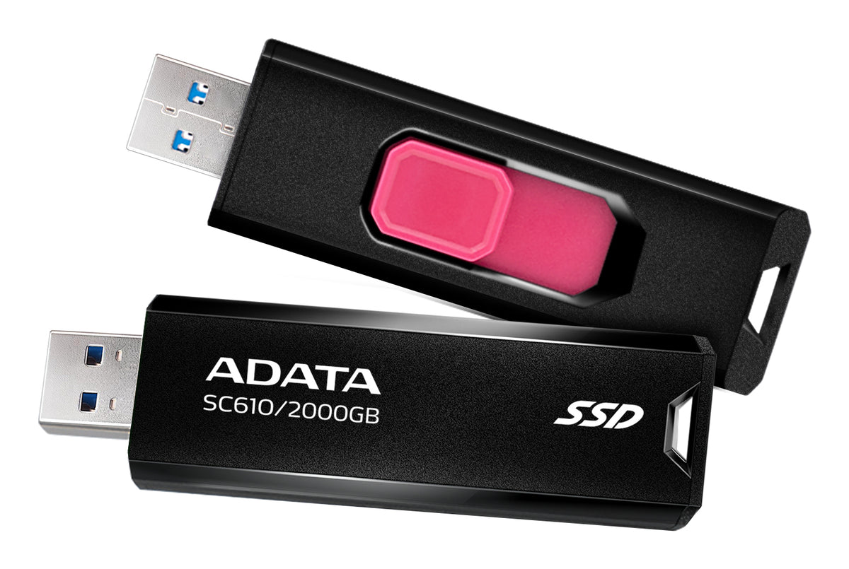 Disco SSD ADATA SC610 Externo 2TB USB 3.2 Gen2 Preto - imagem 6