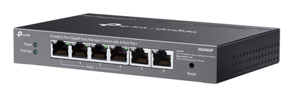 Computador TP-Link ES206GP Switch 4xGb PoE+ 2xGb 65W Desktop - imagem 7
