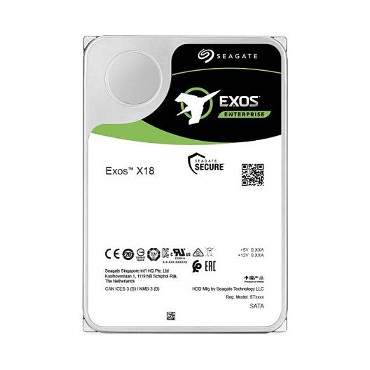 18TB Seagate EXOS X18 ST18000NM000J 7200RPM Ent. *Bring-In-Warranty* - Seagate