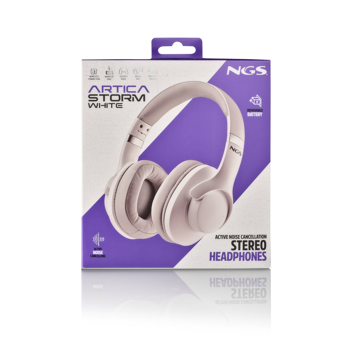 Auscultadores NGS AURICULAR INAL.BT CAN.RUIDO ARTICASTORM WHITE - imagem 8
