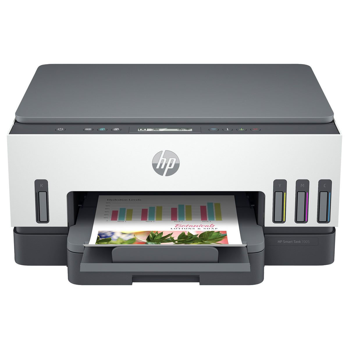 Impressora HP Smart Tank 7005 Sem fios All-in-One Cor, Impressão frente e verso; fotocopiadora, Scanner - HP