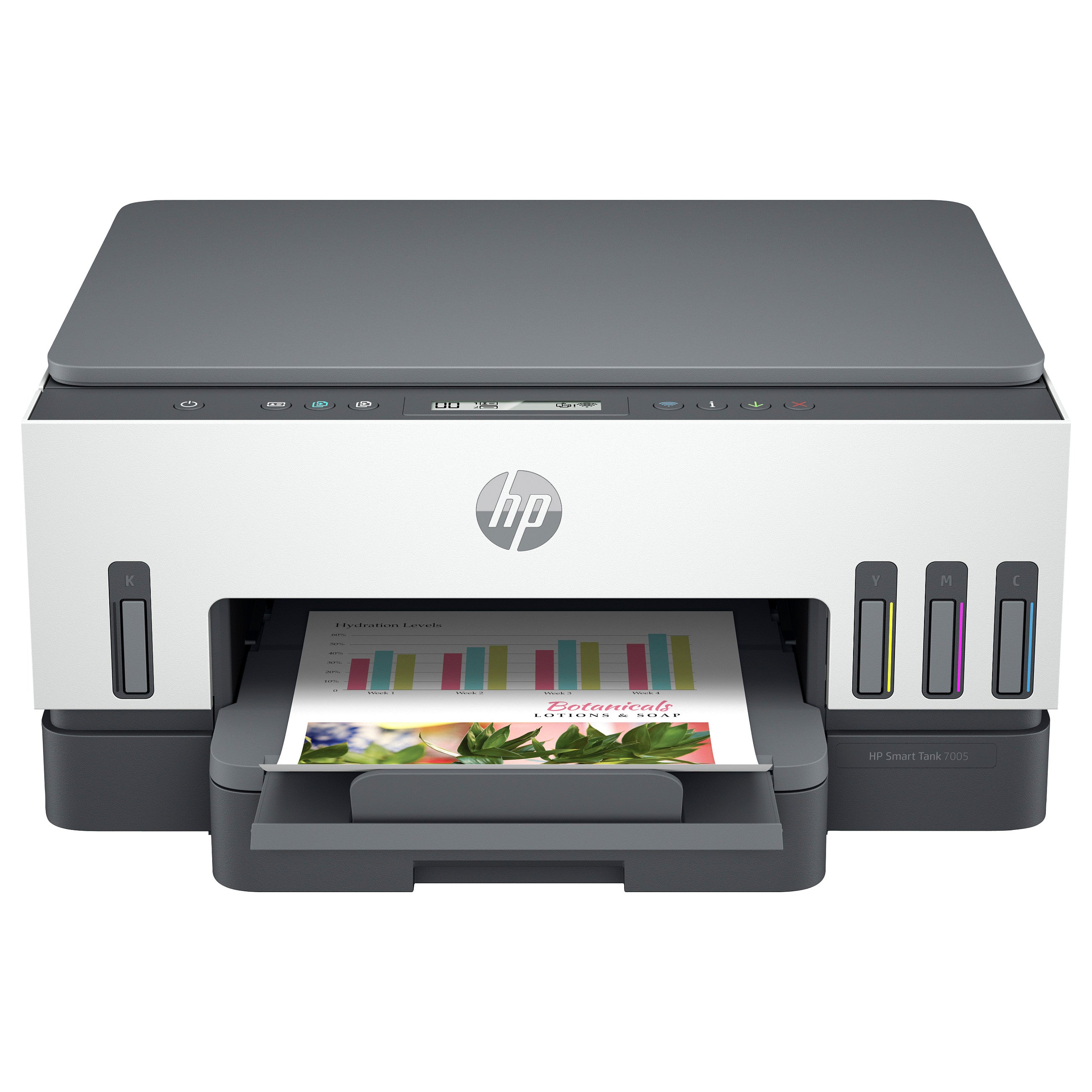 Impressora HP Smart Tank 7005 Sem fios All-in-One Cor, Impressão frente e verso; fotocopiadora, Scanner - HP