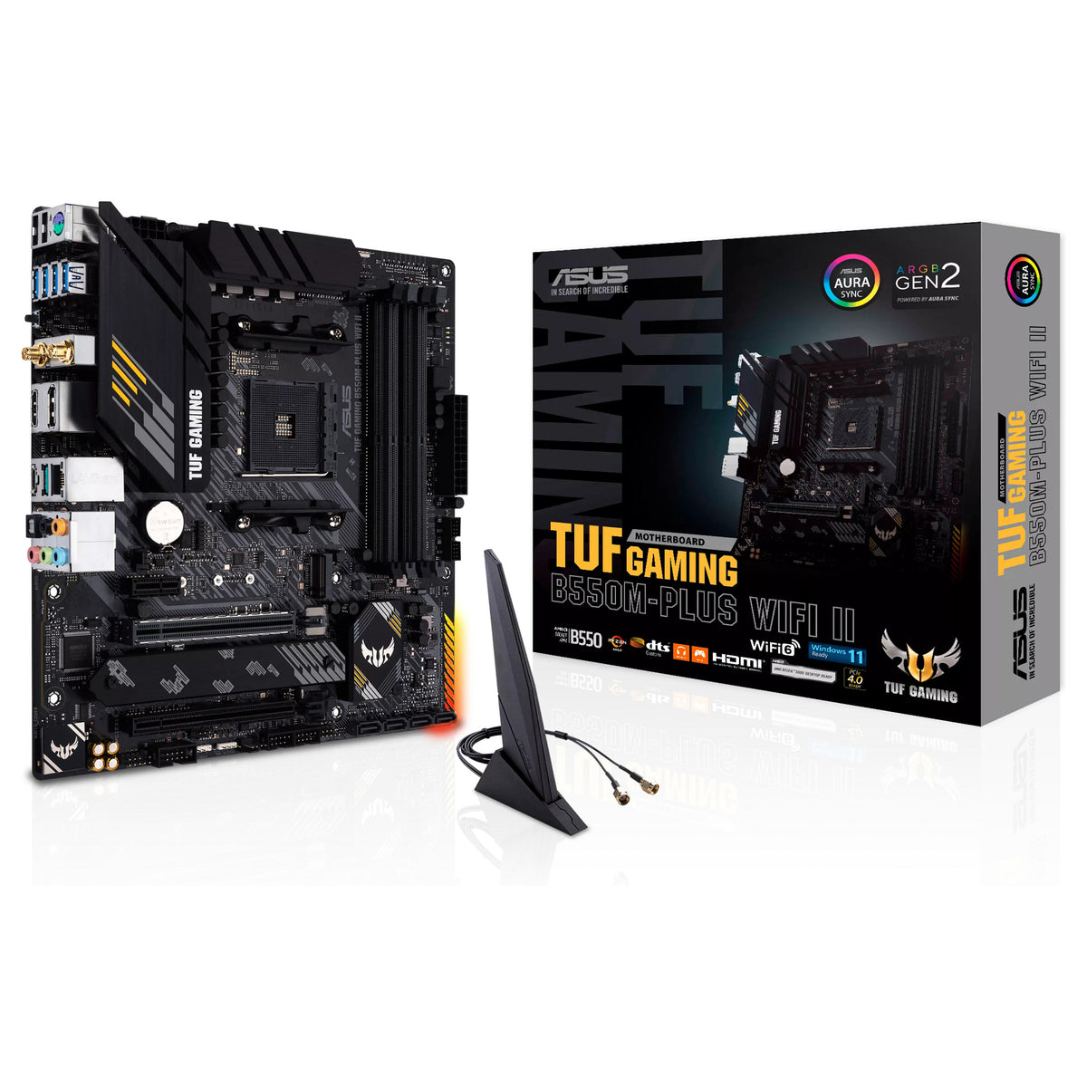 MB ASUS TUF GAMING B550M-PLUS (WI-FI II) (AMD.AM4.DDR4.ATX) - ASUS