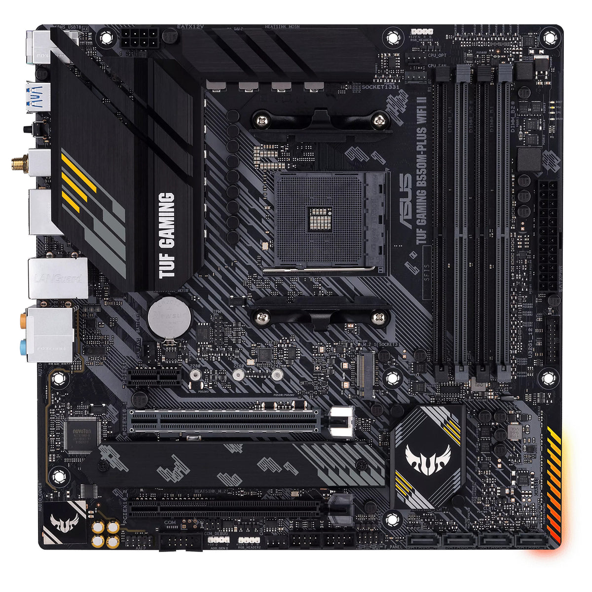 MB ASUS TUF GAMING B550M-PLUS (WI-FI II) (AMD.AM4.DDR4.ATX) - ASUS