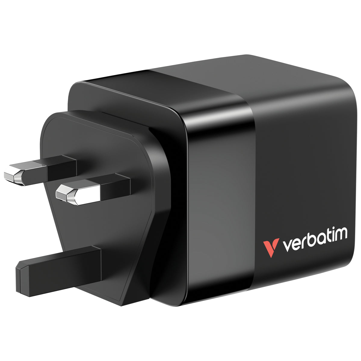 Carregador Verbatim 65W 2 Port mit einfahrbarem Kabel / 32217 preto - imagem 6