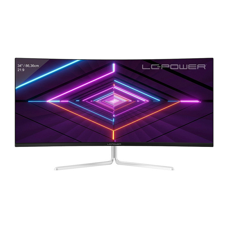 Monitor LC-Power 86,36 cm (34") LC-M34-UWQHD-100-C-V3 VA+DP+HDMI - LC-Power